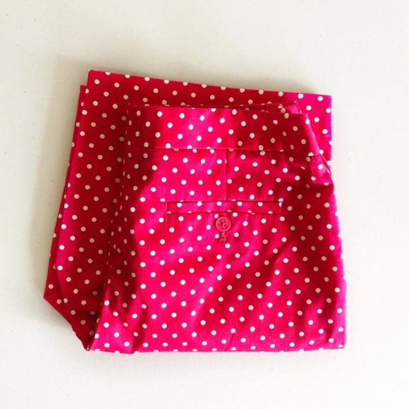 Jones New York Polka Dot Bermuda Shorts Sz 8P - Picture 5 of 8